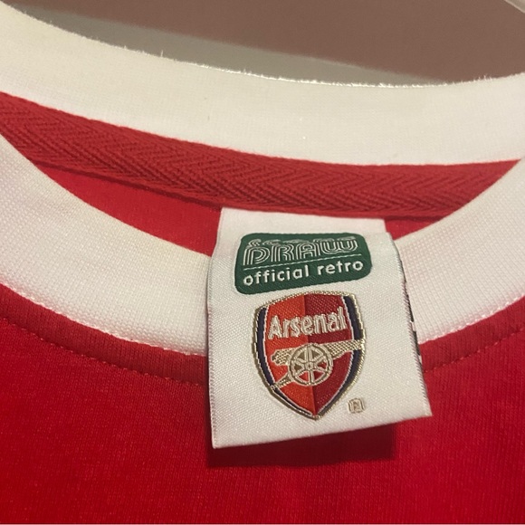 Vintage Mens Medium Red Arsenal Football Club Soccer Teeshirt - Picture 6 of 9
